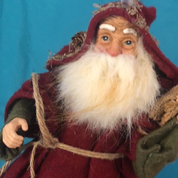 Midwest Imports woodland Santa Tree Topper - Picture 7 of 7